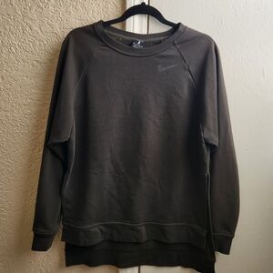 Nike- Dark Olive Crew Neck  Sweatshirt